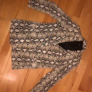 Zara Snake Print Blazer